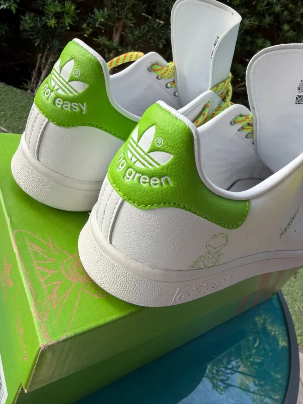 Adidas Stan Smith x Kermit Disney Sneakers Men’s 8.5 Green FX5550
